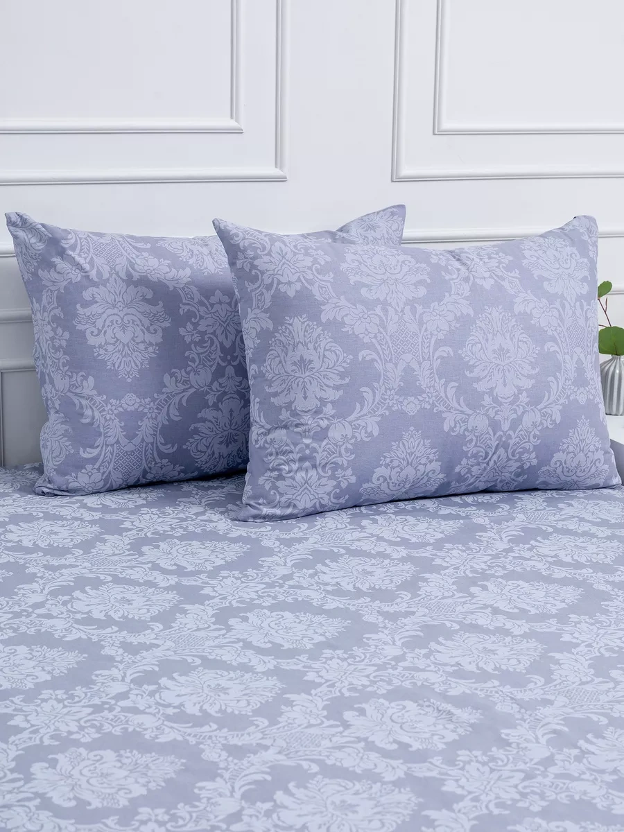 Spalenka Fermuarlı Yastık Kılıfı 50x70, 2 Adet Yastık Kılıfı 5376920 Koyu Gri