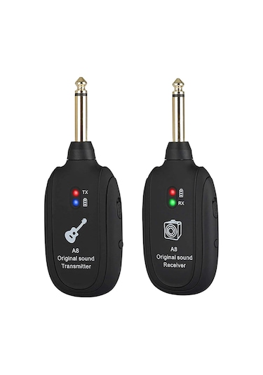 Teknoroket Kablosuz Wireless Gitar Alıcı , Verici Sistemi Set