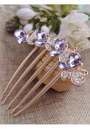 Villovatik Mariana Anahtar Topaç Yelek Shish - Mor Cam 153135826 Diğer