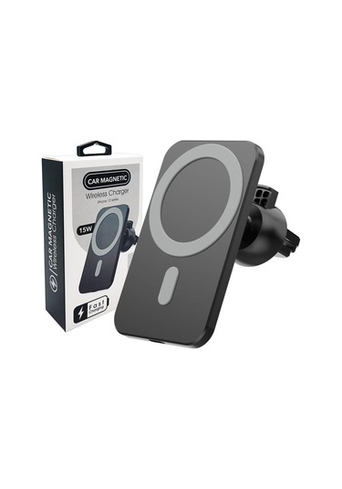 Teknoloji Manyetik Kablosuz Araba Şarj Cihazı Qi 15w İphone'lar İçin Hızlı Araba İstasyonu