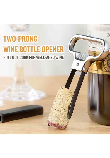 Mufunye "4'lü Profesyonel Şarap Açacağı Seti - Zorlu Mantarlar İçin Özel Tasarım" Gümüş