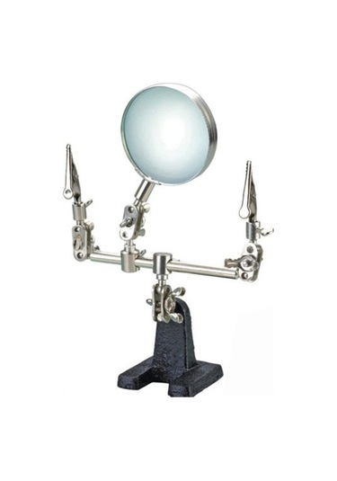 Dancemonkey 5x Üçüncü El Havya Standı, Yardımcı Kelepçe, Mengene Klipsi, Büyüteç Aracı