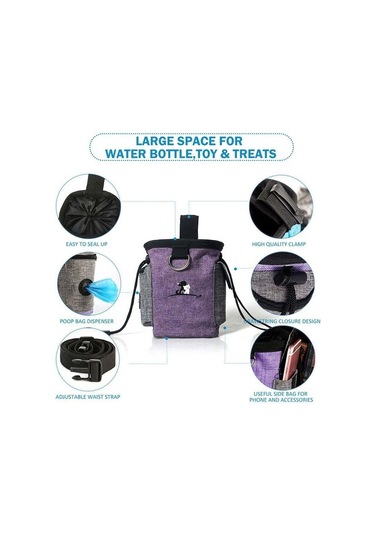 Fochsia Evcil Hayvan Eğitim Çantası, Şartname: Mor Bel Çantası