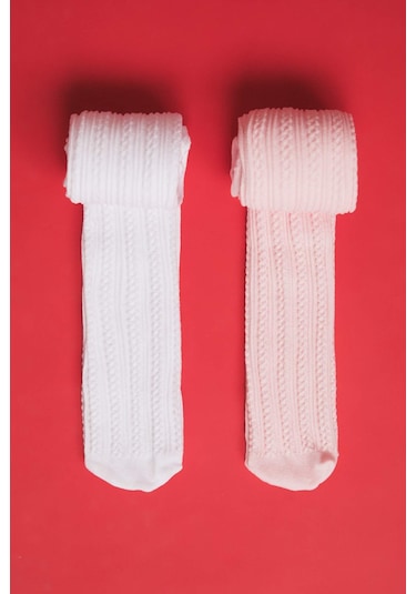 Defacto Kız Çocuk 2'li Külotlu Çorap Y5004A6NSKR1