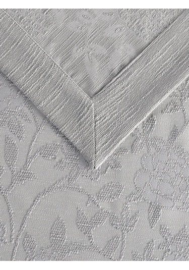 Yatak Örtüsü Seti Jakarlı Estela Açık Gri