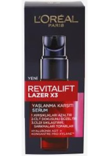 L'Oreal Paris Revitalift Lazer X3 Yoğun Yaşlanma Karşıtı Bakım Serumu 30 ML