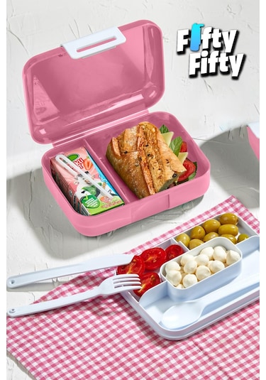 2'li Set Beslenme Kutusu Seçtiğiniz Renkte 2 Adet Gönderilir Ürün Vagonlife Markadır Koyu Pembe