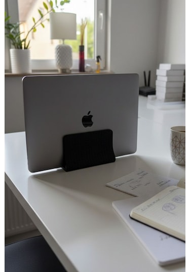 Dikey Laptop Masaüstü Standı Siyan