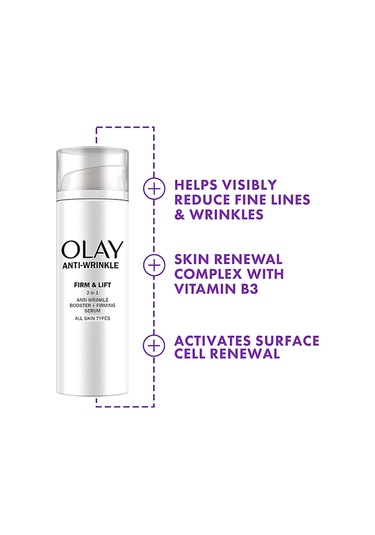 Olay Anti-Wrinkle Firm & Lift 2'si 1 Arada Gündüz Kremi ve Serum 50 ML