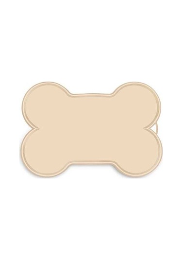 Ulzyvf Matı Matı Mama Mama Köpek Köpek Kedi Kaymaz İnç Hayvan Evcil Büyük Bej 22x16 Pu Bej