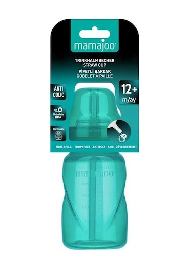 Mamajoo Pipetli Bardak 270 Ml / Yeşil