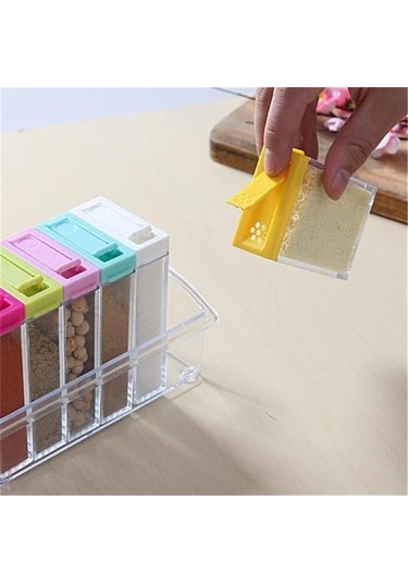 Depolama Konteyner Şişe Şeffaf Baharat Kavanoz Biber Püskürtücü Konteyner Çeşni Cruet Saklama Kabı Mutfak Aracı Şişeler, Kavanozlar Ve Amp Kutular 1