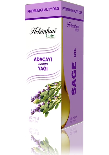 Hekimhan Bitkisel Adaçayı Acı Elma Yağı 20 ML