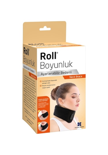 Roll Ortopedik Boyunluk Ayarlanabilir Bedenli