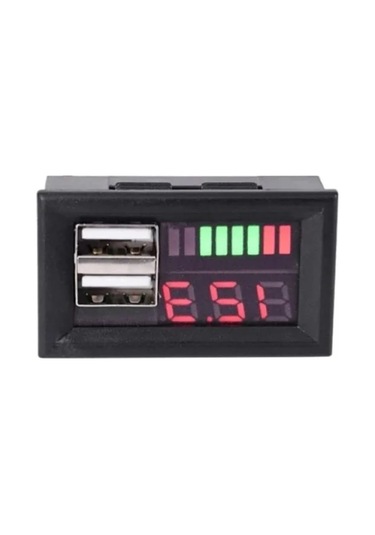 Kırmızı Led Dijital Ekran Voltmetre - 12v Dc