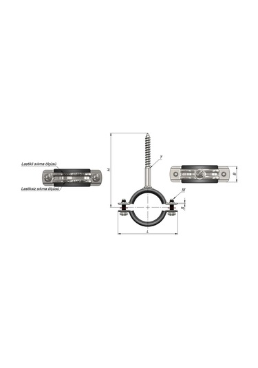 Trifonlu Boru Kelepçesi 3/4