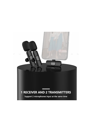 Xindoker Kablosuz Mini Klips Mikrofon: 20m Menzil, 5 Saat Çalışma, İos Uyumlu, Kolay Kullanım, Canlı Yayın Ve Dersler İçin