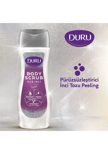 Duru Body Scrub Crystal + Gold Duş Jeli 2 x 450 ML