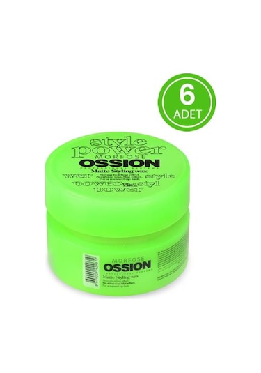 Ossion Wax Matte Styling 100 ml 6 Adet