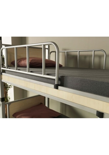 Teknor Genç Çocuk Odası Ahşap Başlıklı 90x200 Metal Ranza