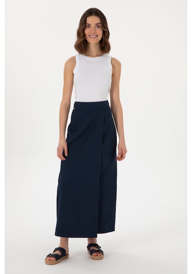 U.s. Polo Assn. Kadın Lacivert Etek Dokuma 50300666-vr033 Lacivert