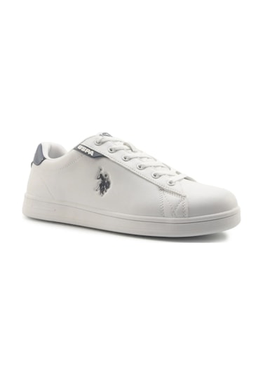 U.s. Polo Assn. Costa 5fx Beyaz Erkek Sneaker Beyaz-mavı Beyaz - Mavi