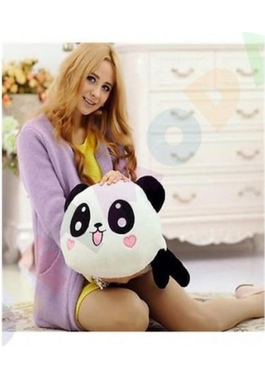 Peluş Panda Tasarımlı Yastık (349154209)