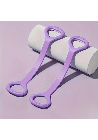 Zhanglei001 Purple Silicone Proflex 1 Direnç Bandı Ev Spor Salonu Fitness Mor