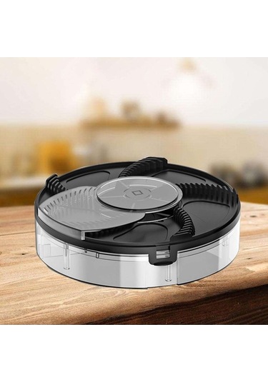 Createtech Suntek Dönen Elektrikli Sinek Kapanı Şarj Edilebilir Siyah Kontrol