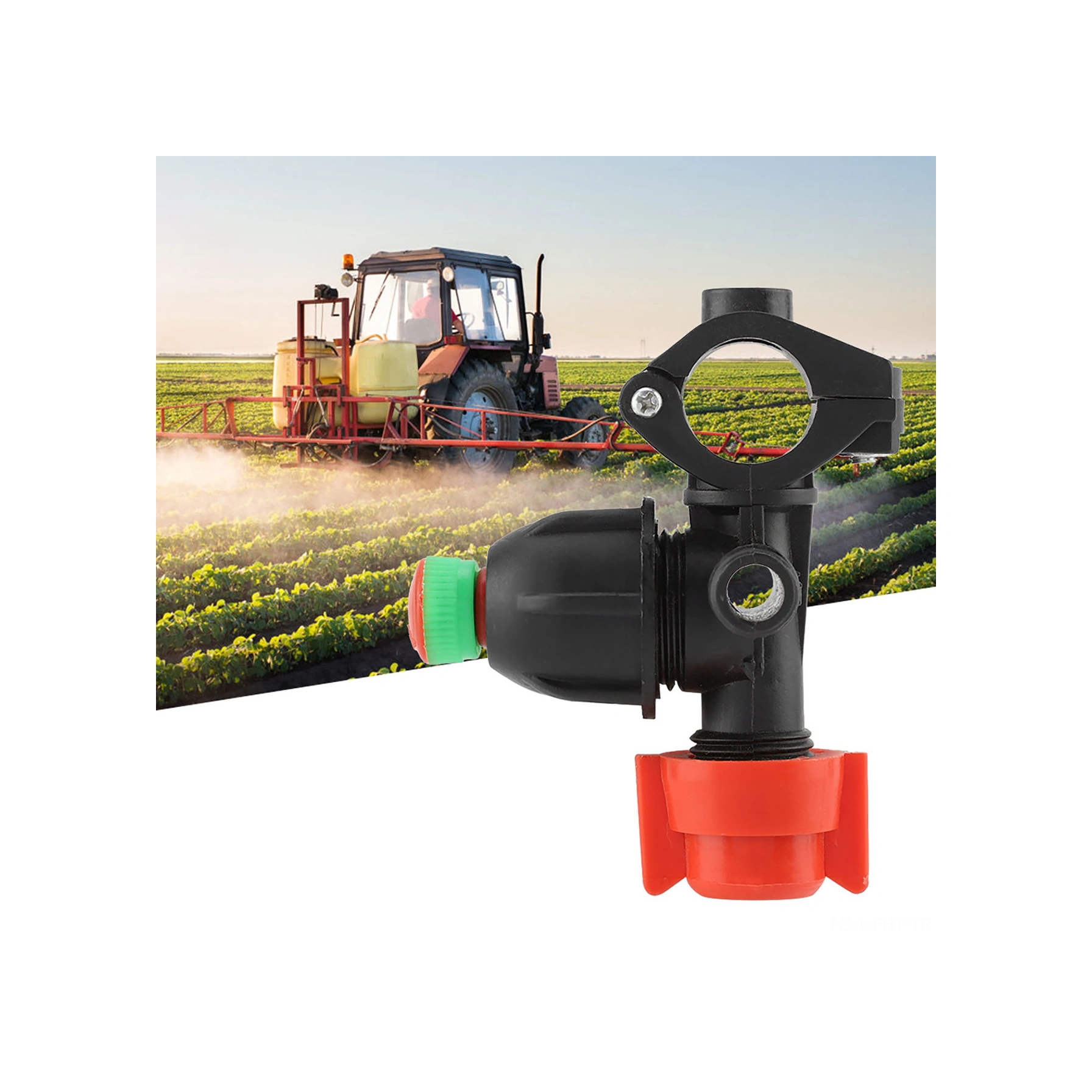 Hangfox Tarım Araçları İçin Fanç Kuşaklı Buharlayıcı, Toz Ve Isı Azaltıcı, İnce Atomizasyon, 4" Bağlantılı Sprey Başlığı