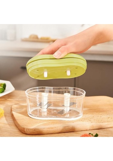 Sarımsak Presi Öğütücü Manuel Gıda Doğrayıcı El İtmeli Sarımsak Kesici Taşınabilir Gıda Gri