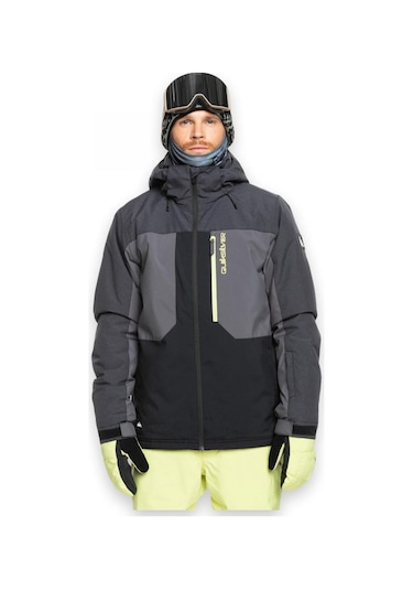 Quiksilver Eqytj03451 Dawson Jk Wp Snowboard Ceketi Siyah Erkek Outdoor Siyah