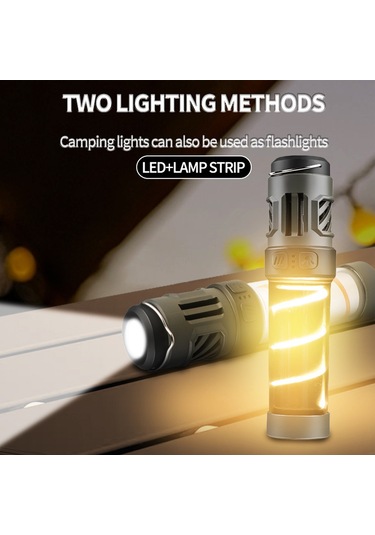 El Feneri Led Kamp Işık Sivrisinek Kovucu Siyah