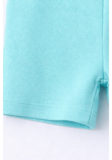 For My Baby Basic Bebek Şortlu Takım Turkuaz