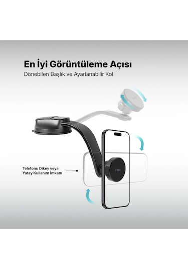 Ttec 2TT39 EasyDash Pro Araç İçi Telefon Tutucu