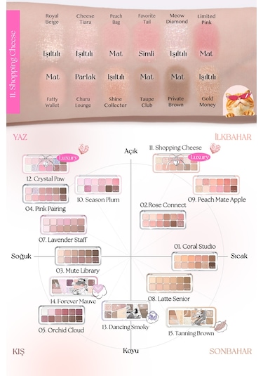 Clio Pro Eye Palette Air 11 Shopping Cheese