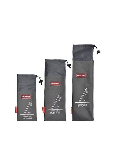 Novahub Kamp Çadır Kazığı Saklama Çantası - Oxford Kumaş - Büyük 40cm Renkli Um44331-2 Yurt Dışından Çok Renkli