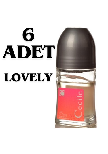 Cecile Lovely Kadın Roll-on 6 X 50 Ml