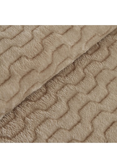 Raunda Tek Kişilik Wellsoft Battaniye Ekru Beyaz