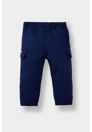 Defacto Erkek Bebek Jogger Fit Esnek Bantlı Paça Gabardin Pantolon F3668a525aunv241 Lacivert