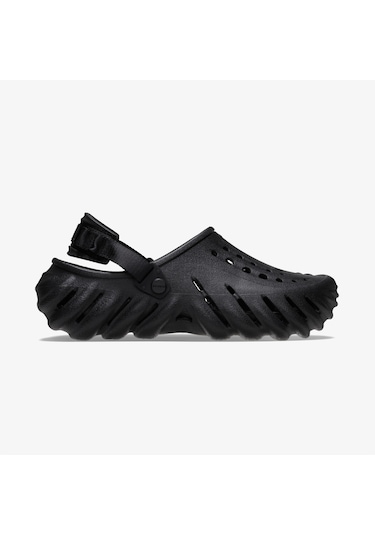 Crocs Echo Unisex Siyah Terlik Düz 207937 Siyah