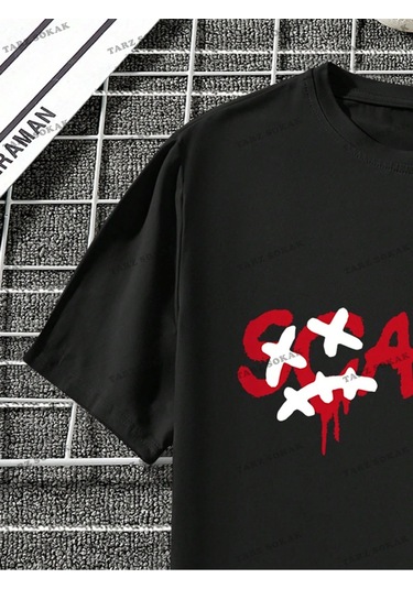 Tarzsokak Alt/üst T-shirt Ve Şort Takımı Kod Alt156 Siyah