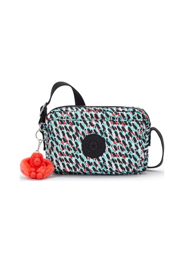 Kıplıng Abanu Küçük Boy Omuz Çantası Desenli Abstract Prınt Çok Renkli