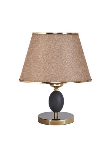 Yumurta Gövde Masa Lambası Gece Lambası Dekoratif Abajur Kahverengi