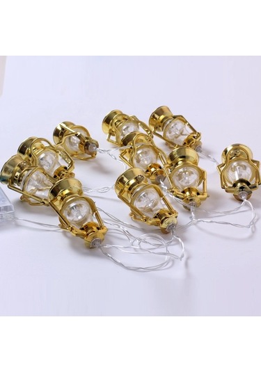 Ulzyvf Sıcak Beyaz & Renkli 10 Led Işık Zinciri 1.65m İç Mekan Yatak Odası Düğün Parti Noel Dekorasyonu