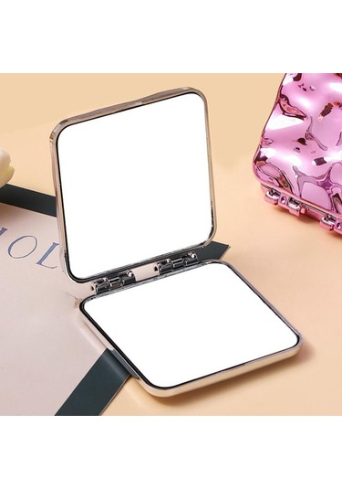 Suntek Çift Taraflı Makyaj Aynası Gümüş