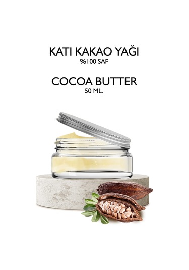 Katı Kakao Yağı 50 Ml. Saf Kakao Yağı Cocoa Butter Diğer