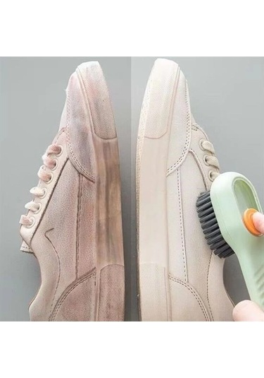 Deterjan Hazneli Çok Amaçlı Ayakkabı Ve Bot Temizleme Fırçası - Pratik Yıkama Fırçası Çok Renkli