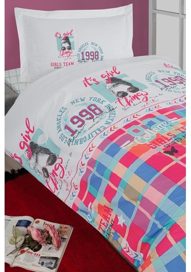 Ranforce Genç Nevresim Takımı Deff Kırmızı