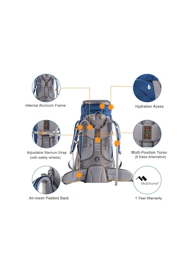 Mobihome Hiking Sırt Çantası 60 Litre